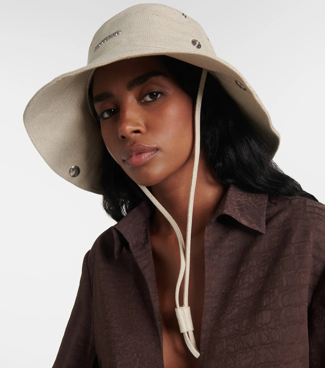 Jacquemus - De-Nîmes linen and cotton denim bucket hat