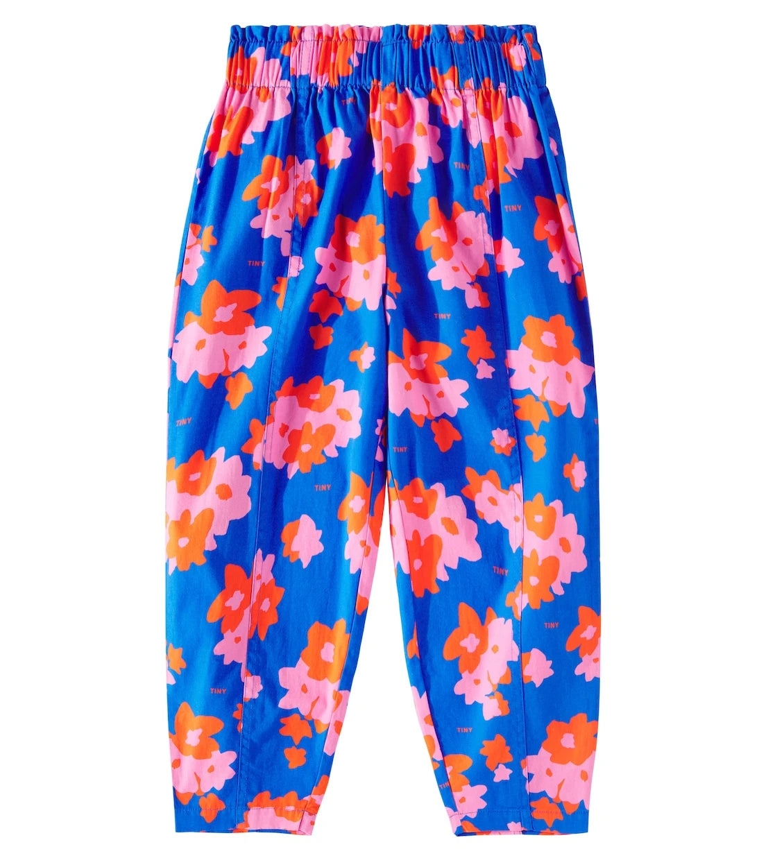 Tinycottons - Flowers cotton wide-leg pants