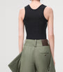 LOEWE Silk-Blend Anagram Tank Top