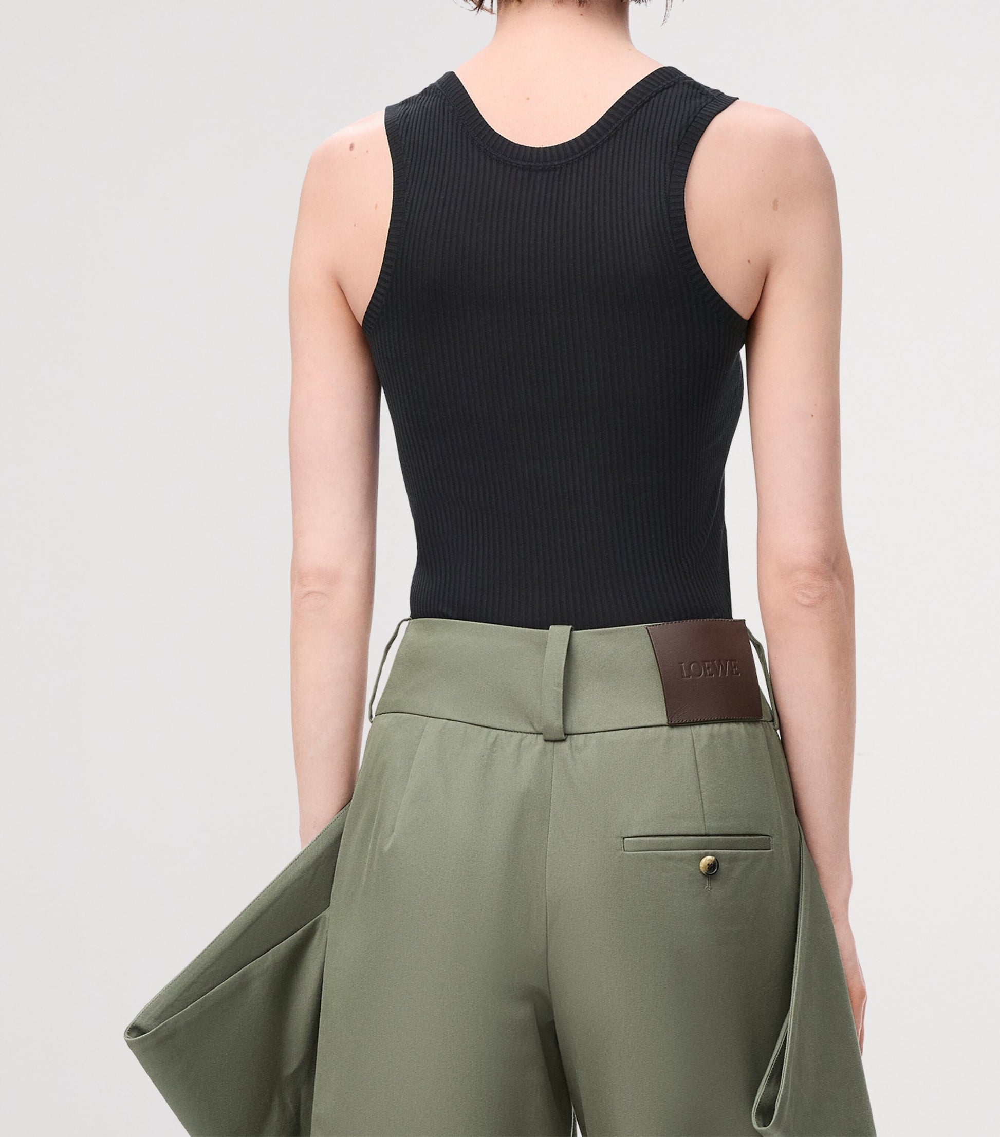 LOEWE Silk-Blend Anagram Tank Top