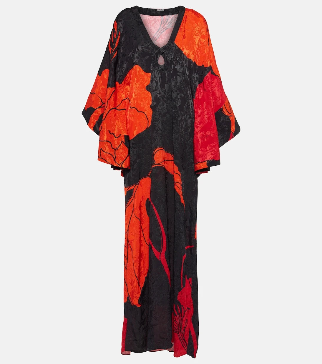 Johanna Ortiz - Floral jacquard maxi dress