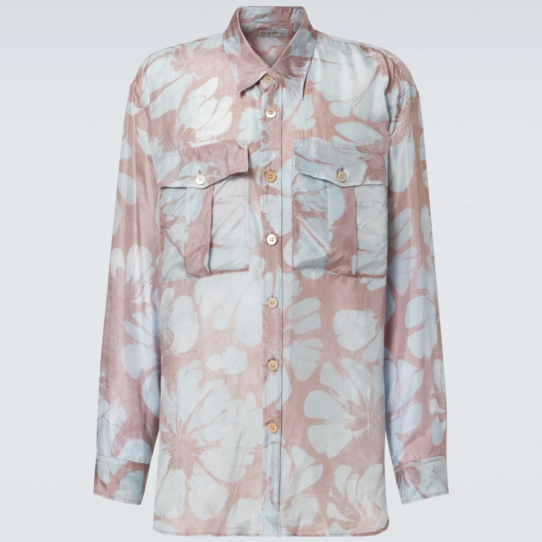 Dries Van Noten - Floral silk shirt