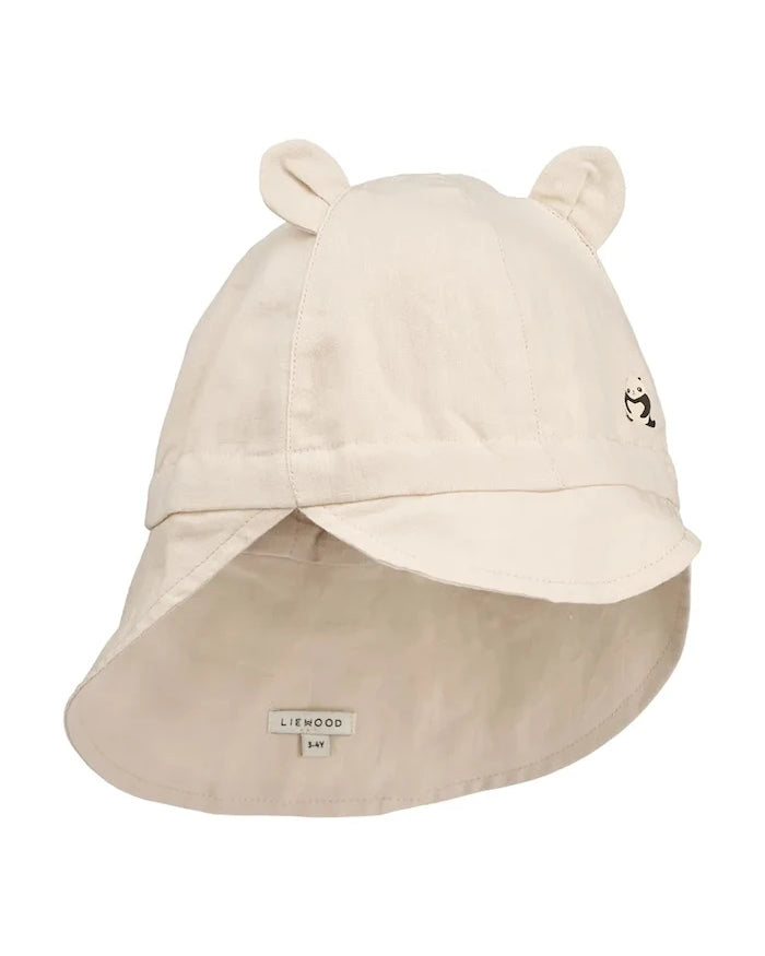 Kulaçlı Çocuk Pamuk Şapka Liewood Gorm Linen Sun Hat With Ears