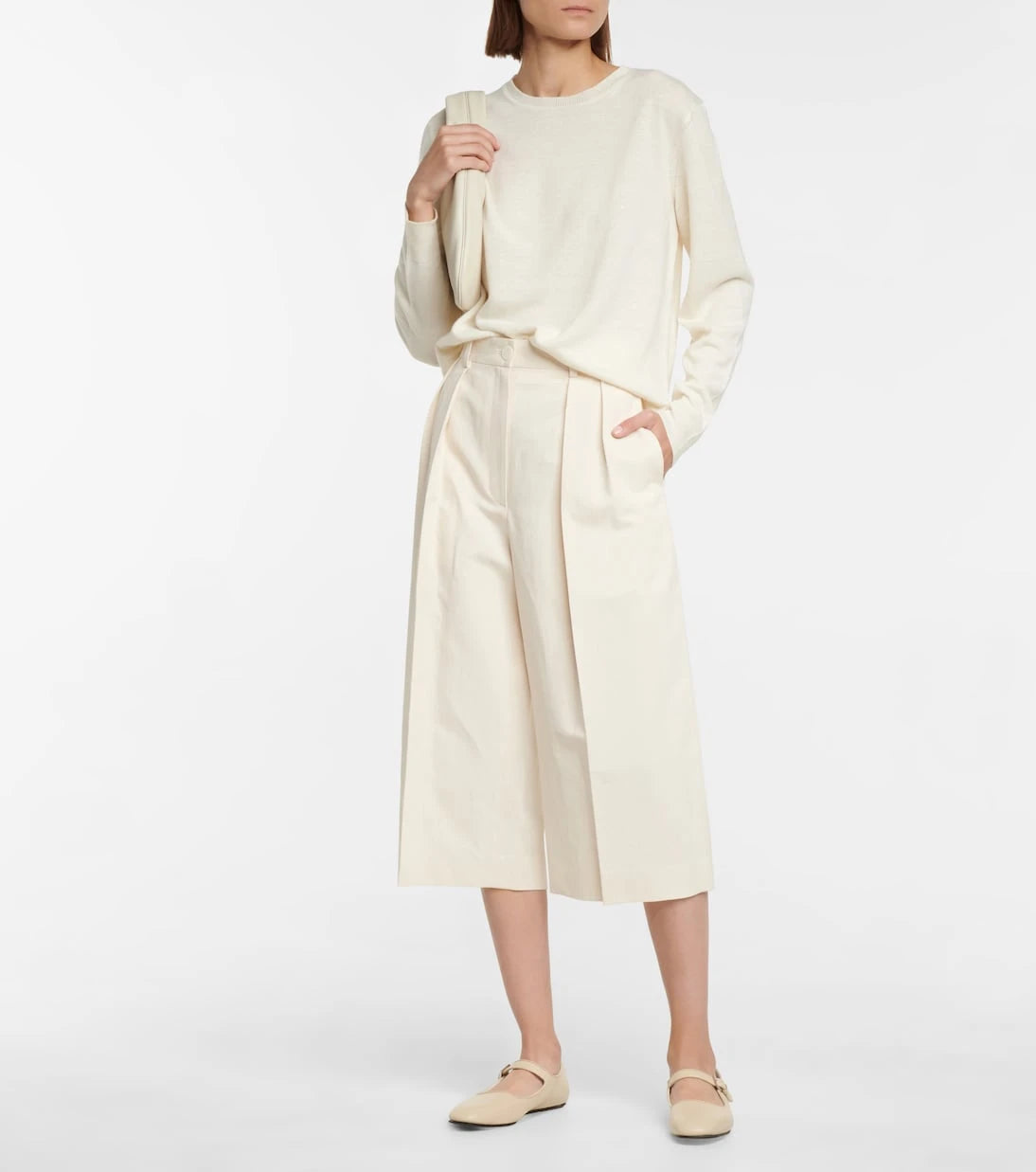 The Row - Ava leather ballet flats