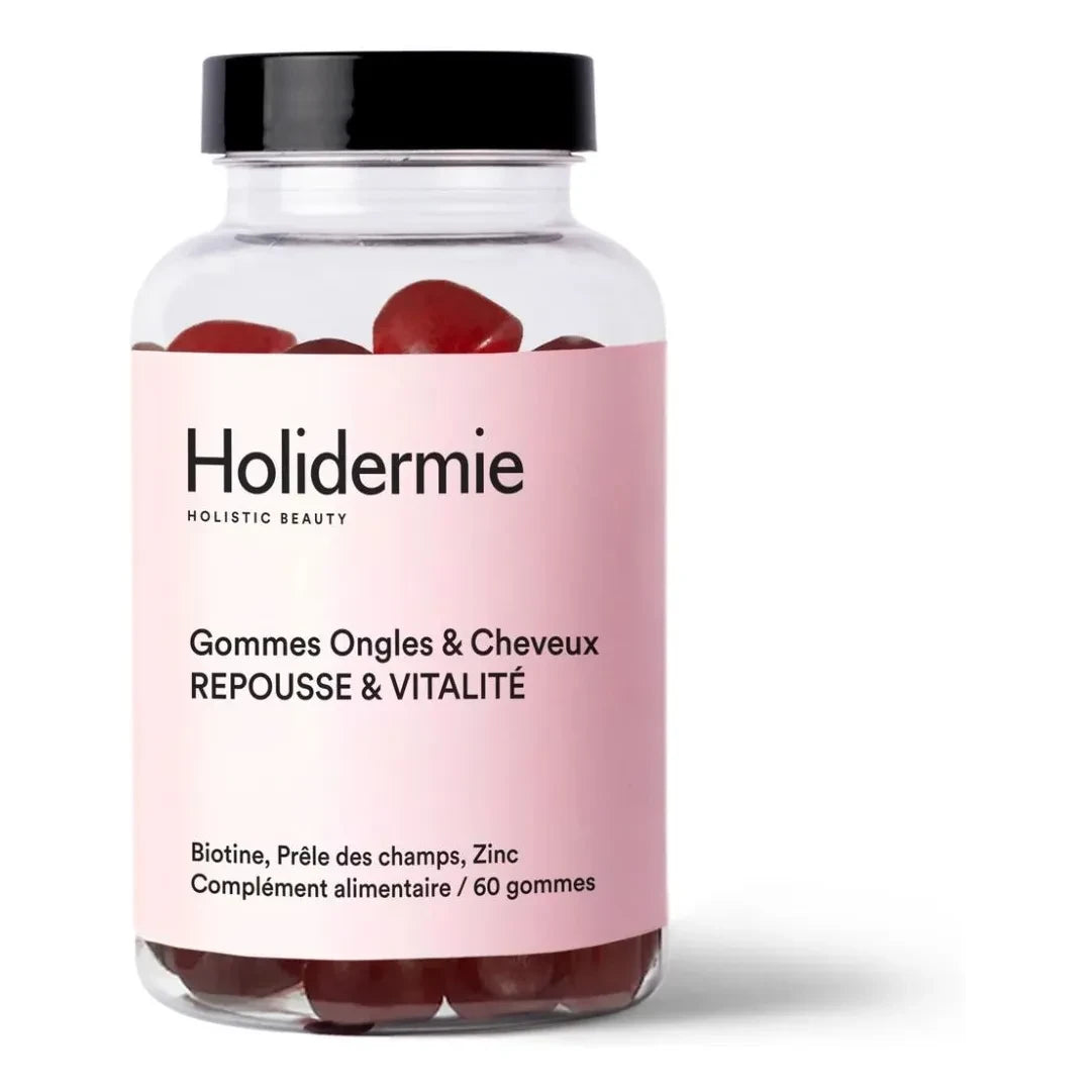 Holidermie - Hair &amp; Nail Gummies - 60 gummies