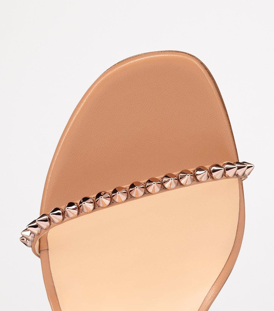 Christian Louboutin Nude So Me Leather Heeled Sandals 100