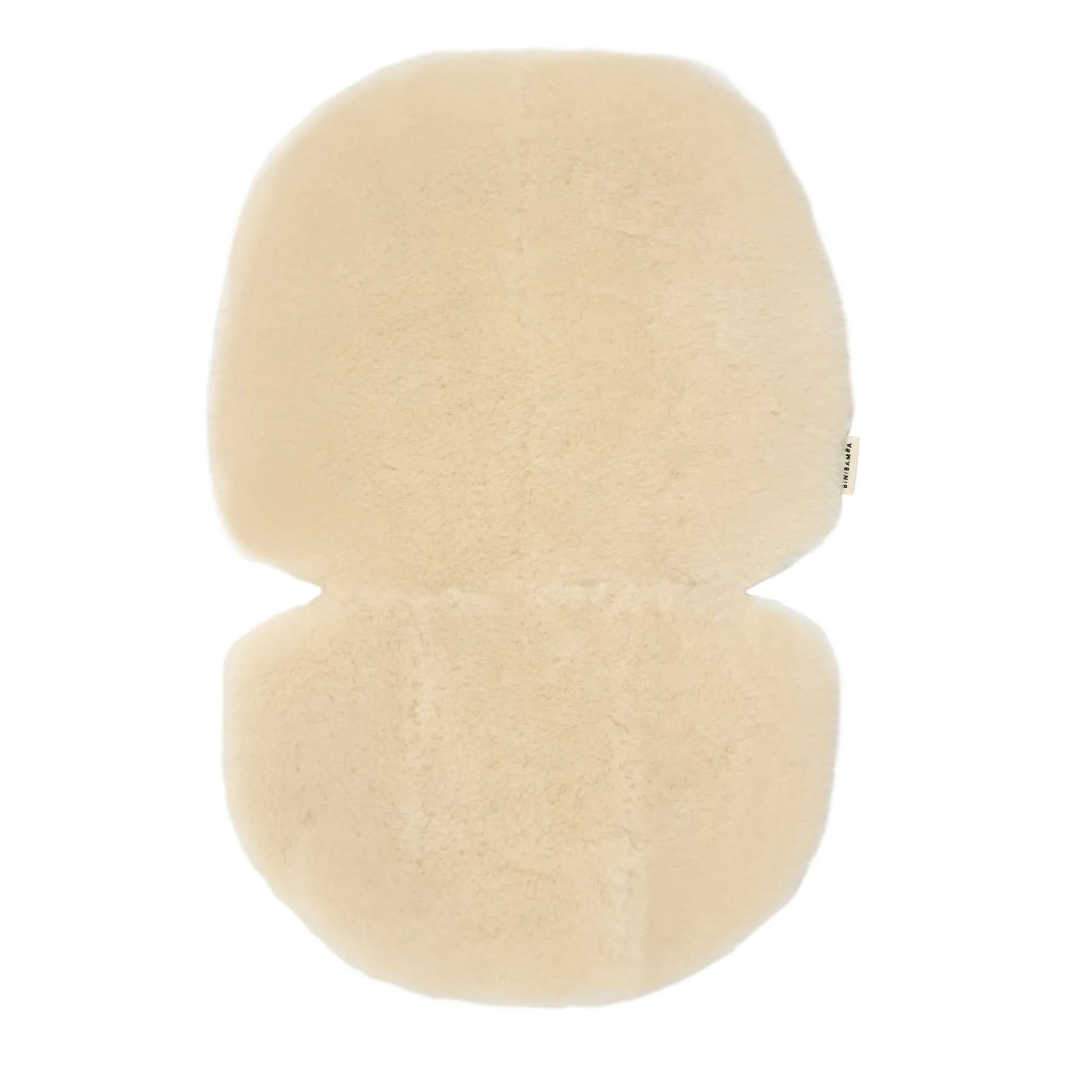BINIBAMBA - Sheepskin for Stroller and Bassinet - 68x44 cm | Milk