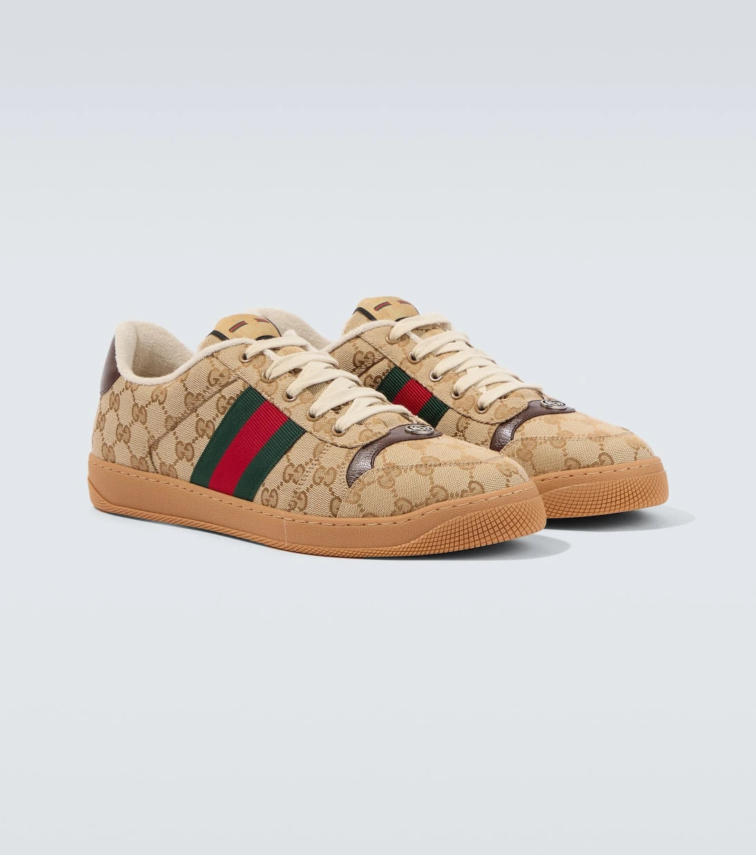 Gucci - حذاء سنيكرز سكرينر GG كانفاس