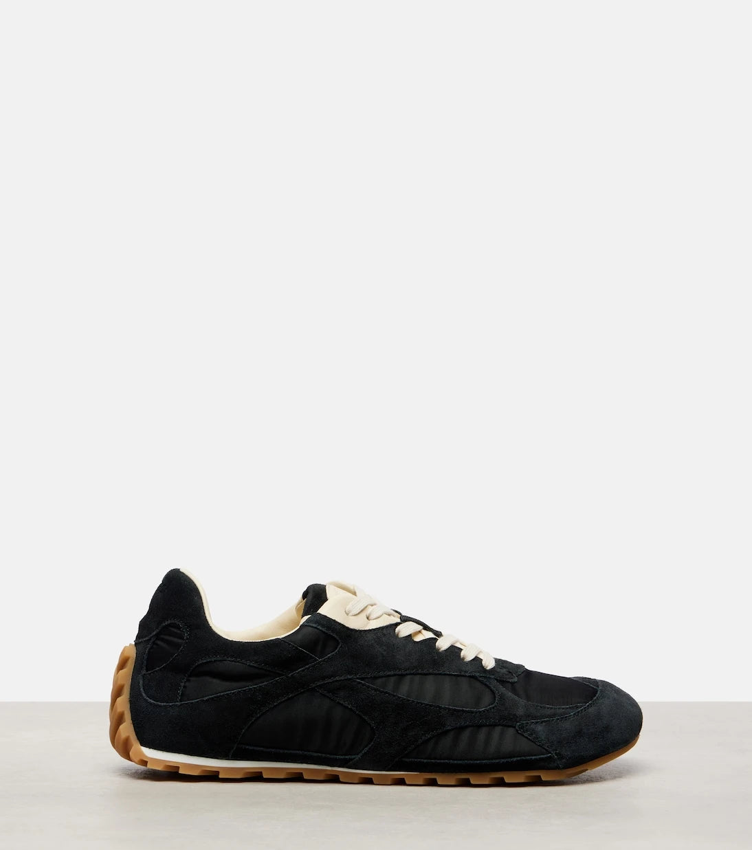 Bottega Veneta - Orbit Flash suede-trimmed sneakers