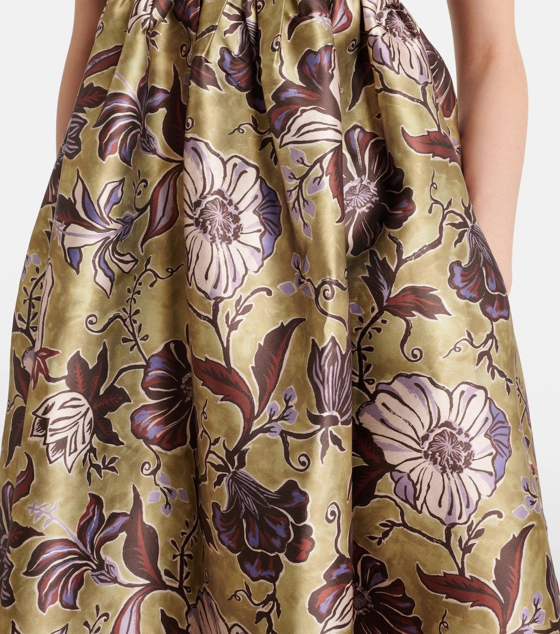 Alémais - Citron floral midi dress