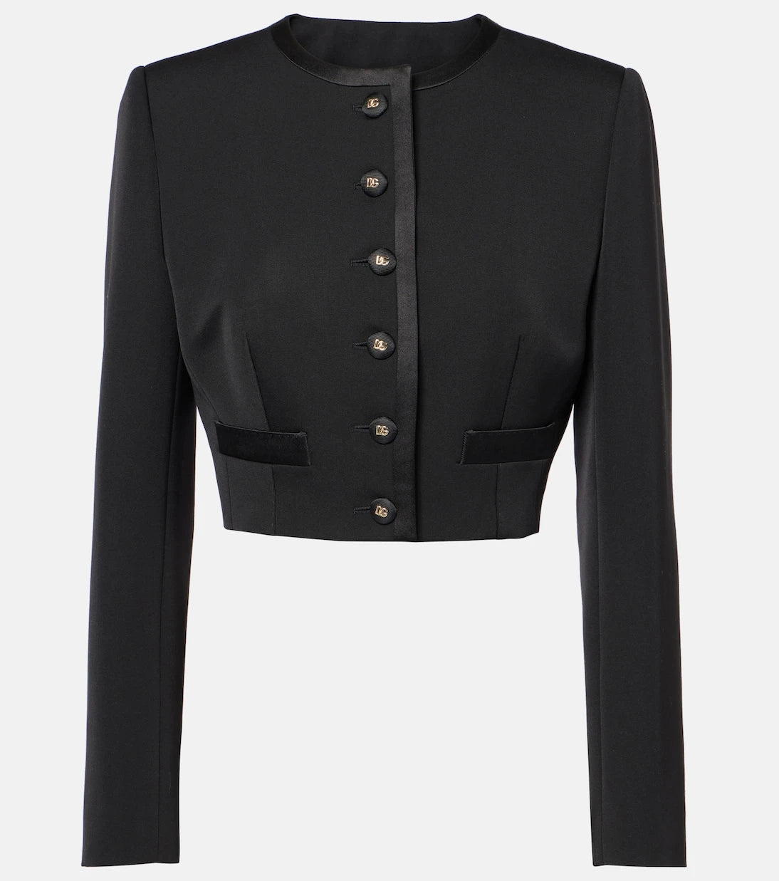Dolce&Gabbana - Cropped wool-blend jacket