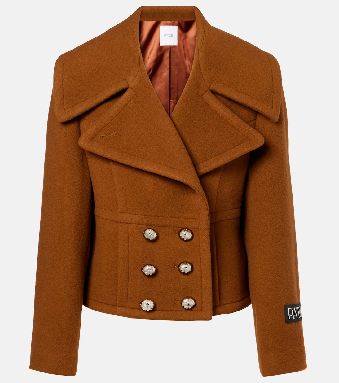 Patou - Cropped wool-blend jacket