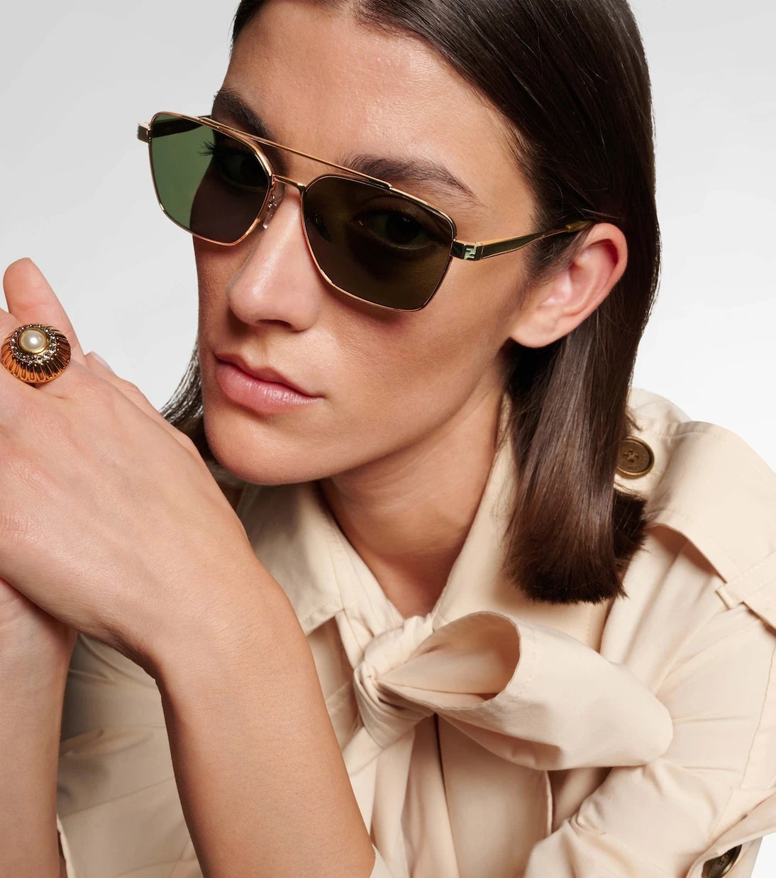 Fendi - Fendi Sky rectangular sunglasses