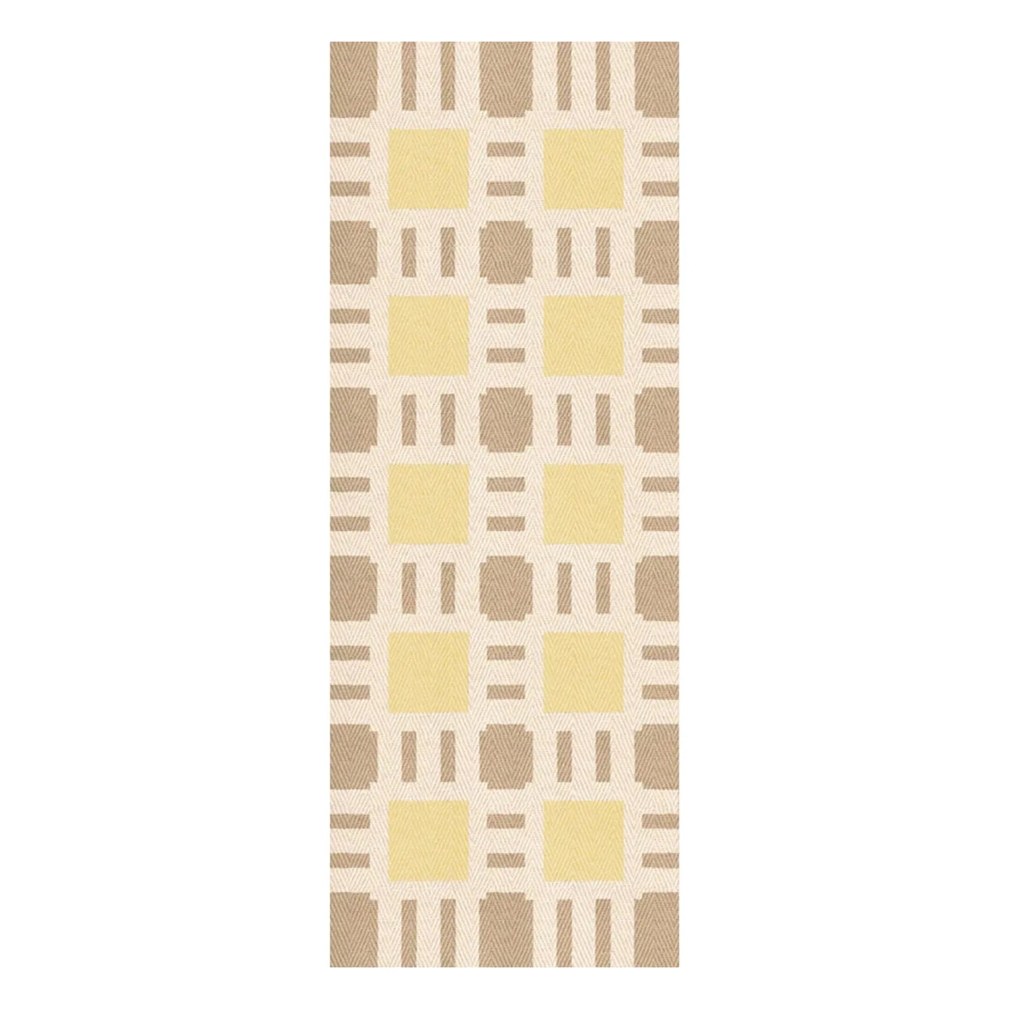 Layered - Late Breakfast jute runner, Evelina Kroon  | Pale yellow