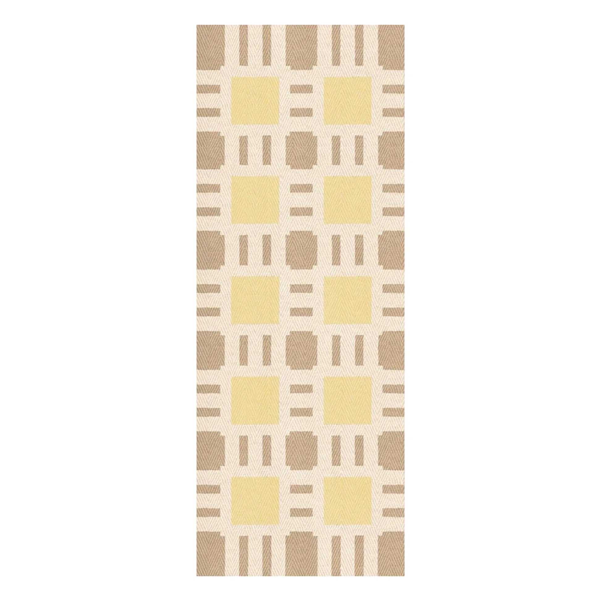 Layered - Late Breakfast jute runner, Evelina Kroon  | Pale yellow