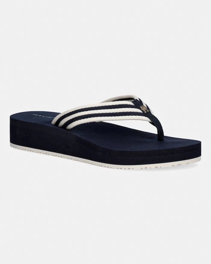 Tommy Hilfiger Kadın Parmak Arası Terlik TH STRIPE SUMMER SANDAL