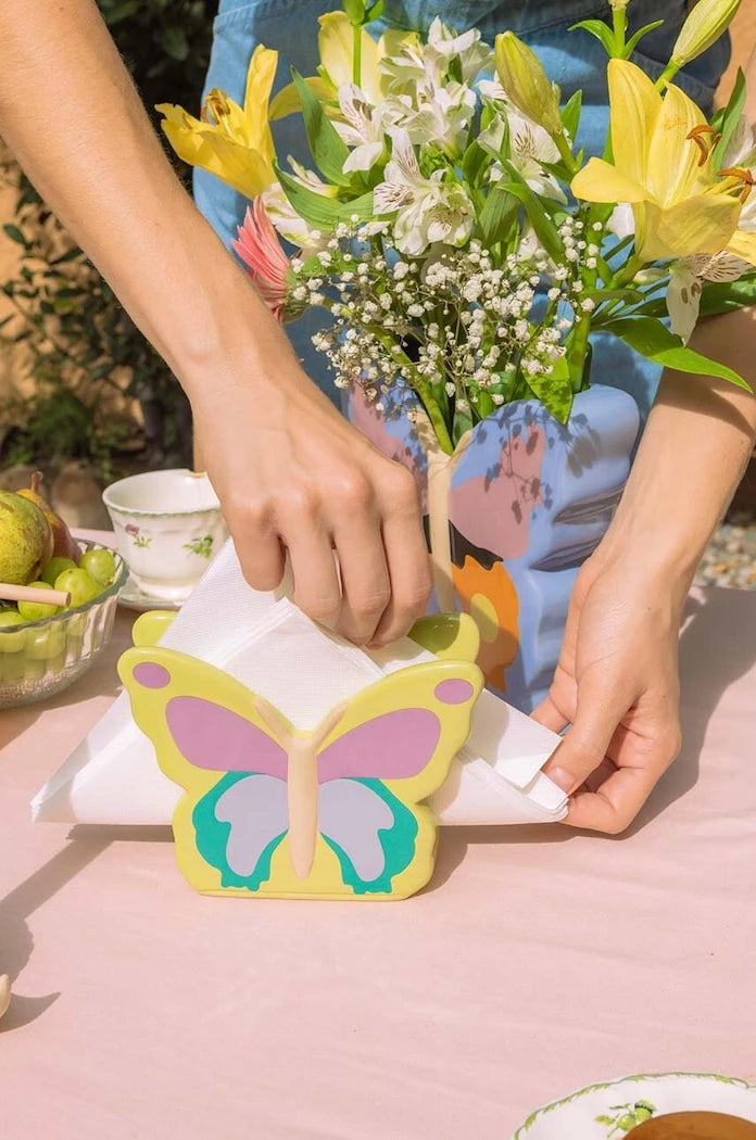 Поставка за салфетки DOIY Woodland Butterfly
