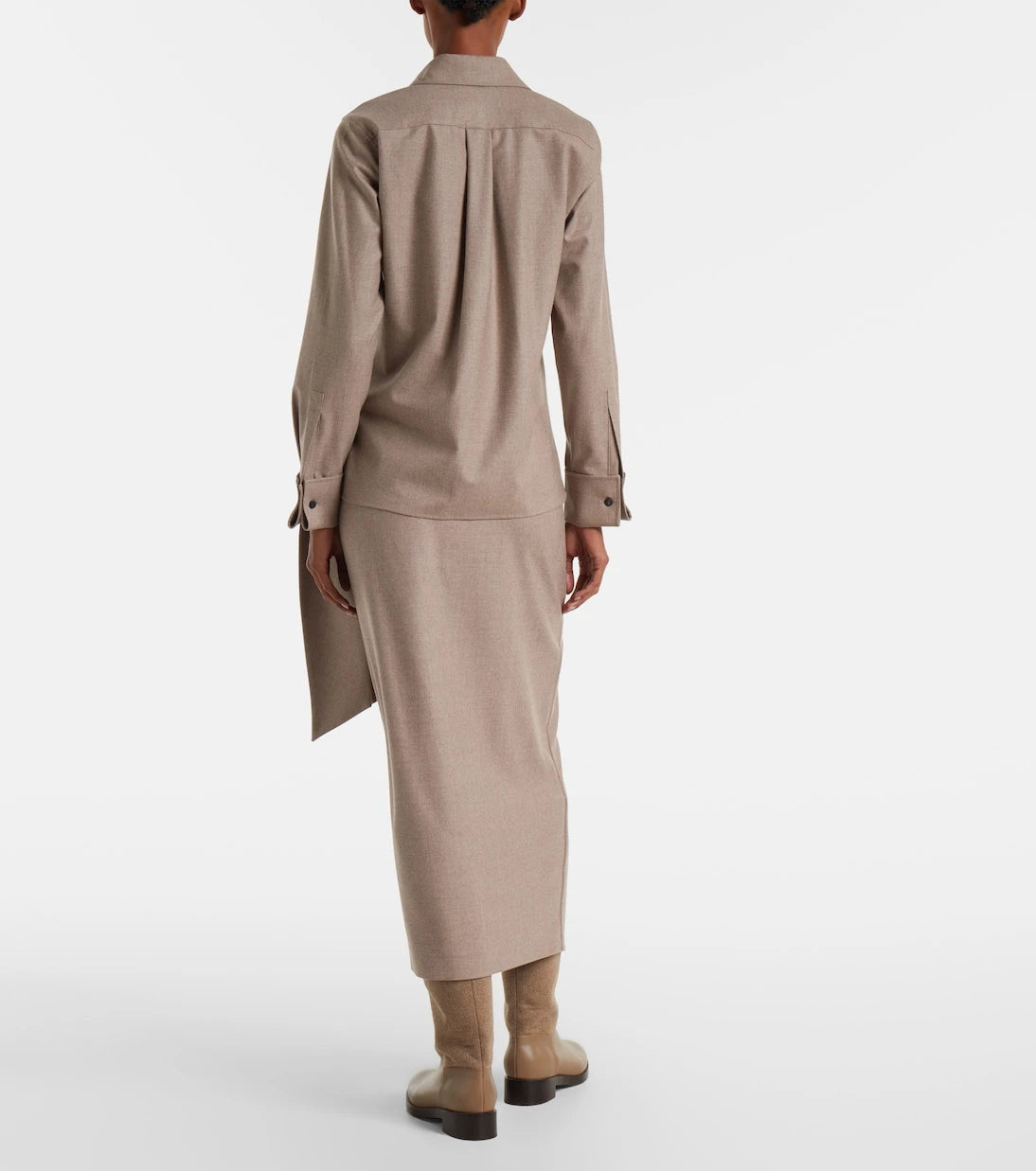 Max Mara - Tebaide cashmere-blend shirt