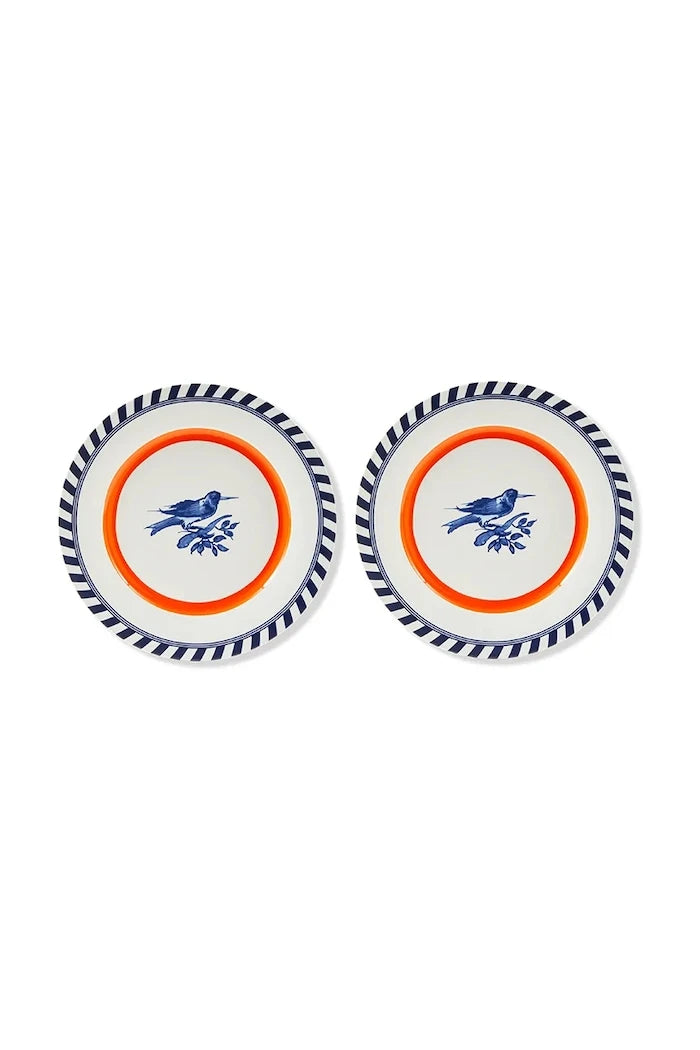 Комплект чинии Pols Potten bird patterned 27 cm (2 броя)