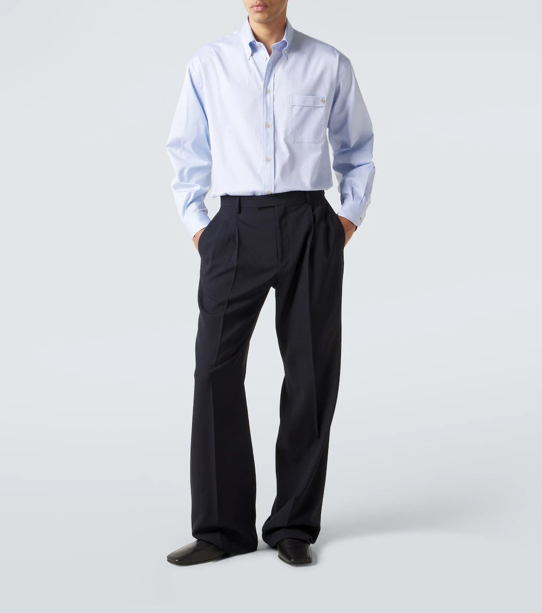 Valentino - Virgin wool straight pants