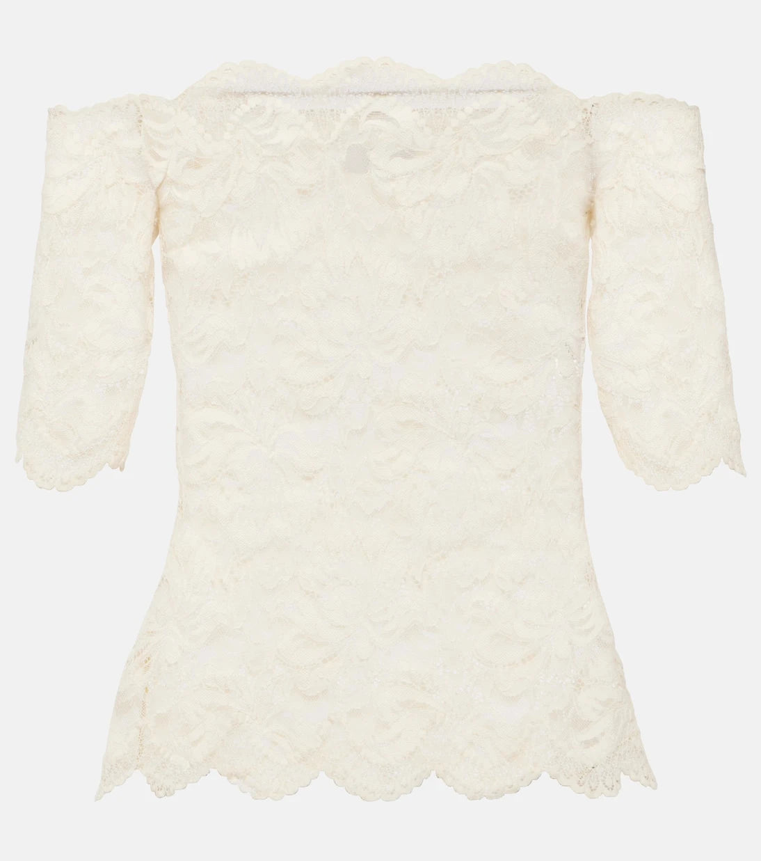 Rabanne - Off-shoulder lace top