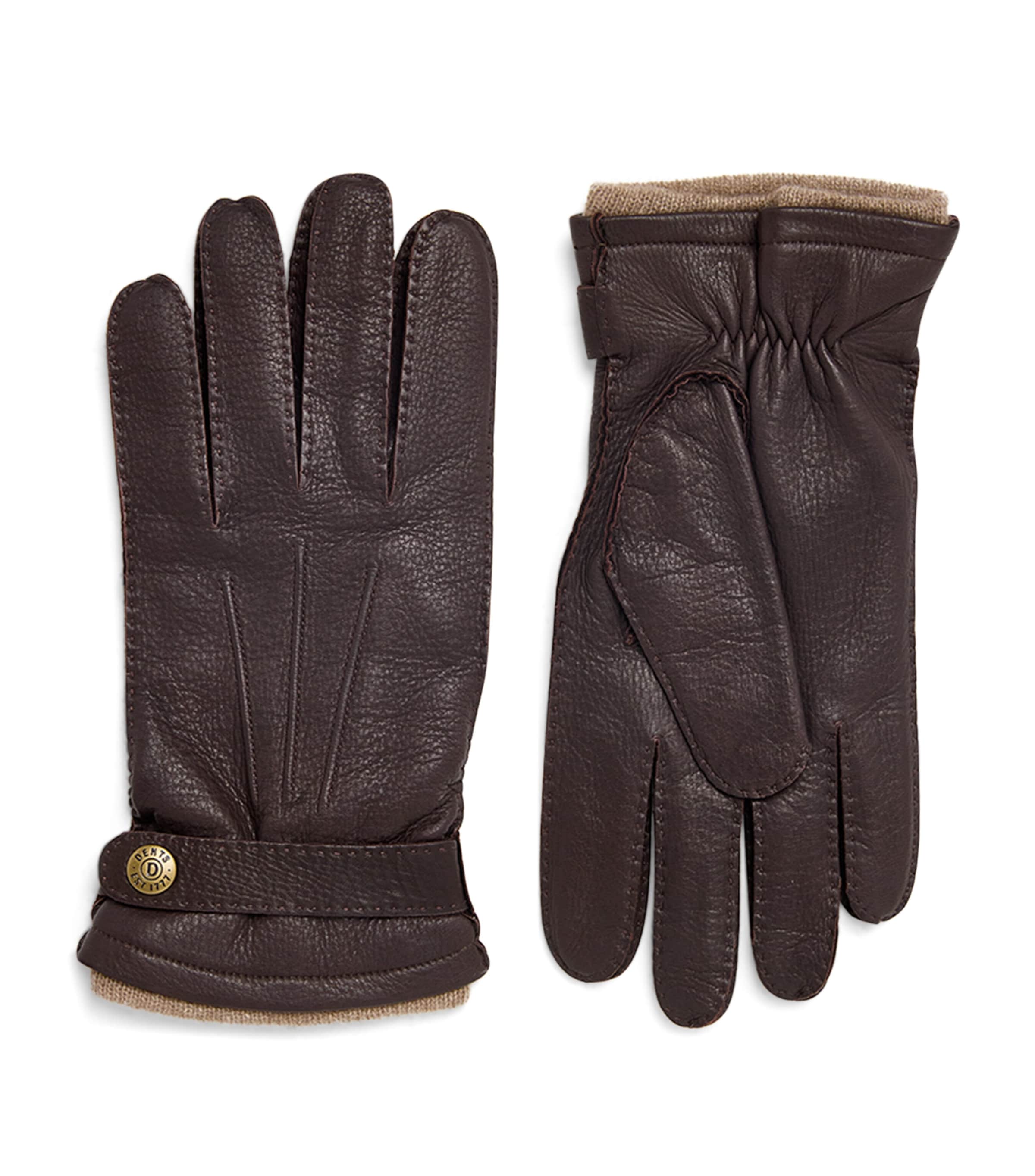 DENTS Deerskin-Cashmere Gloucester Gloves