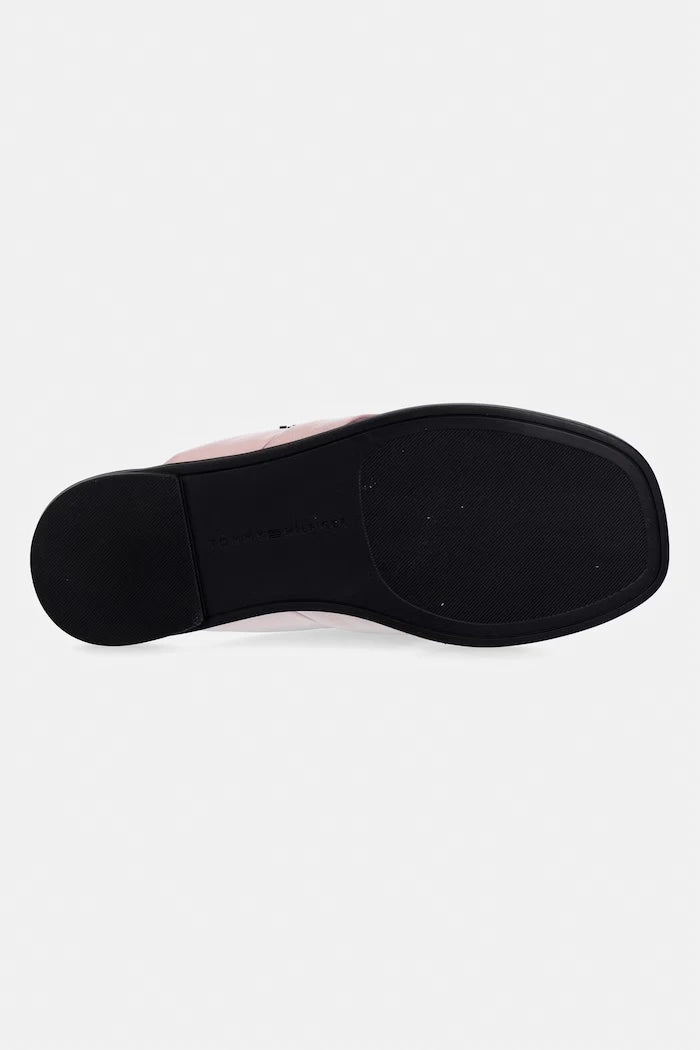 Tommy Hilfiger Kadın Deri Parmak Arası Terlik ELEVATED TOE POST LTH SANDAL