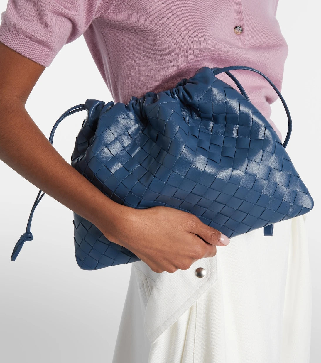 Bottega Veneta - Dustbag Intrecciato Medium leather pouch