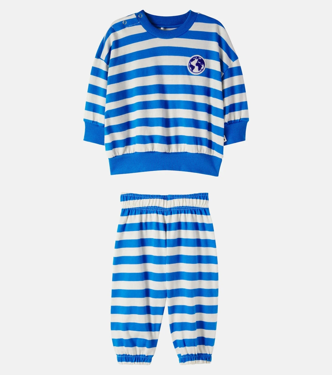 Mini Rodini - Baby cotton sweatshirt and pants set