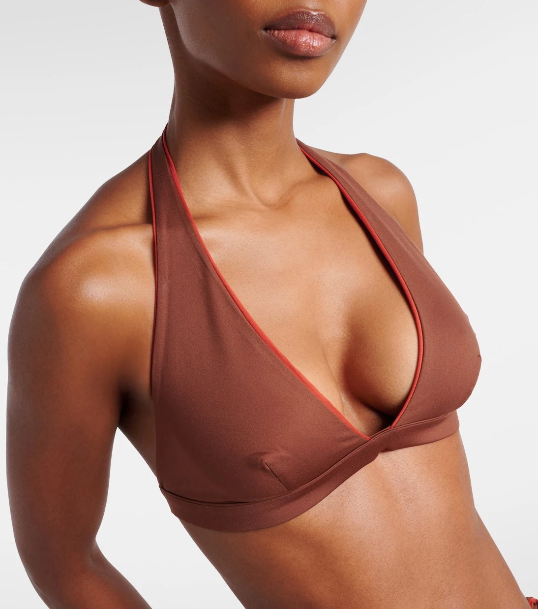 Max Mara - Bazia reversible halterneck bikini top