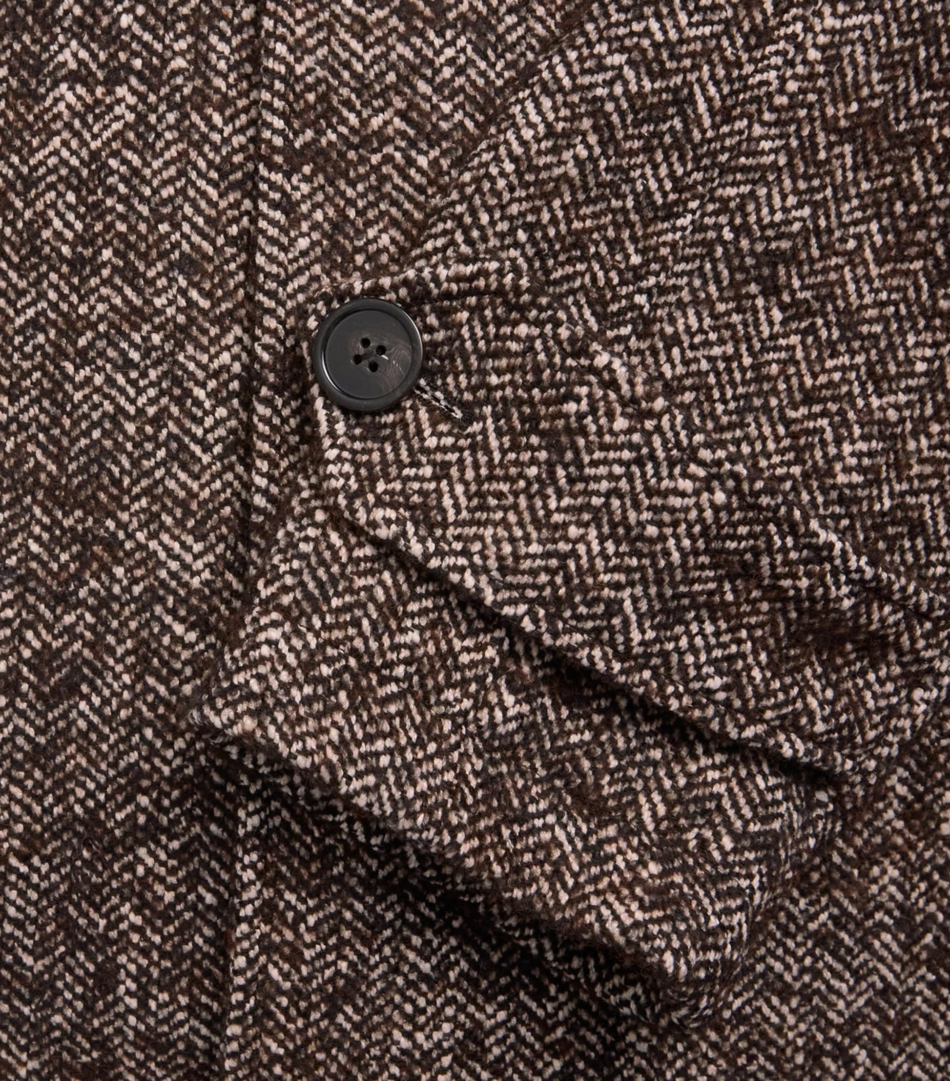 Officine Generale Multi Wool-Blend Herringbone Overcoat