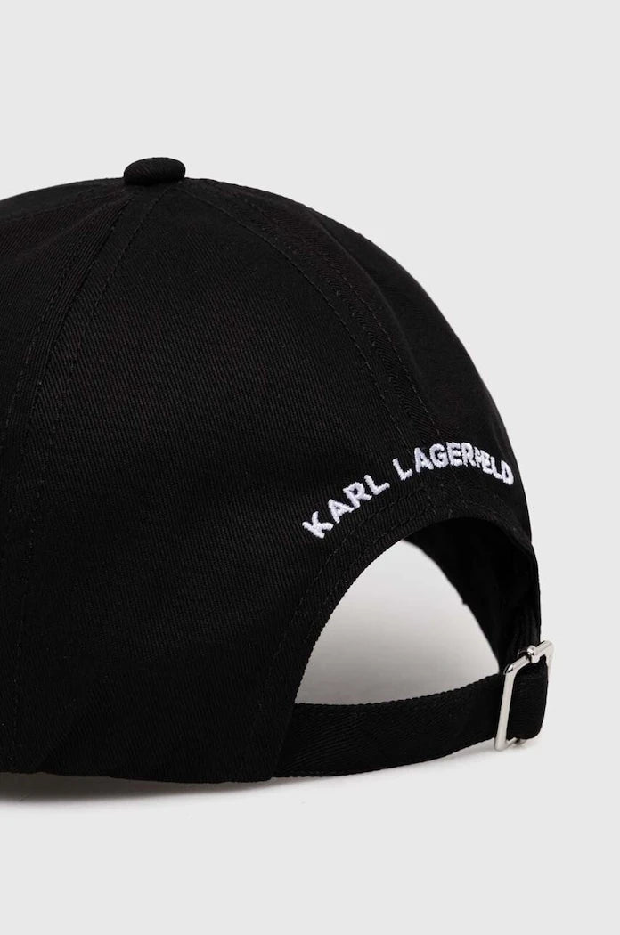Karl Lagerfeld Pamuklu Vizörlü Şapka
