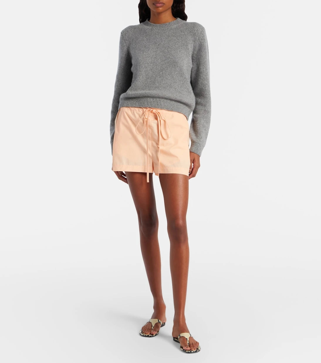 Khaite - Robbie cotton shorts