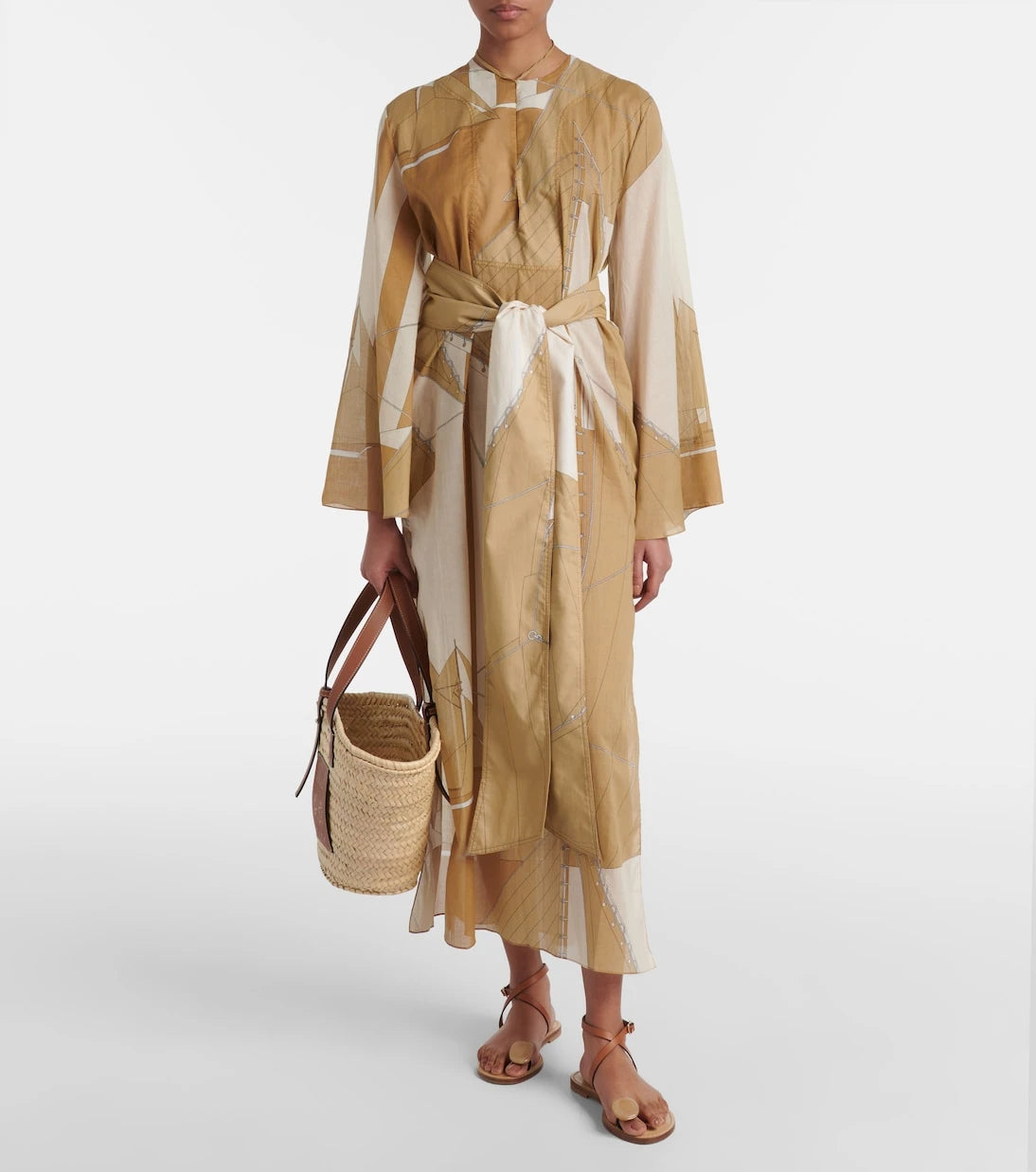 Johanna Ortiz - Aqua Cruiser cotton voile kaftan