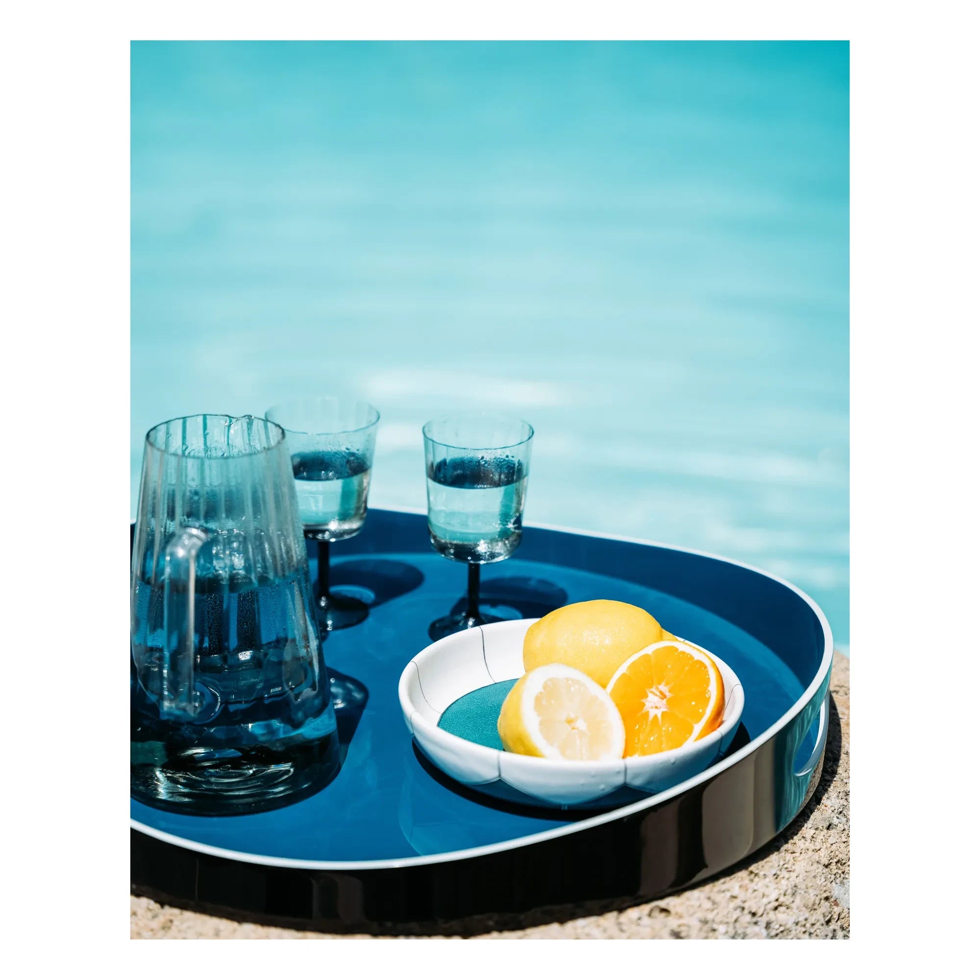 Maison Sarah Lavoine - Eclat Water Glass  | Sarah Blue