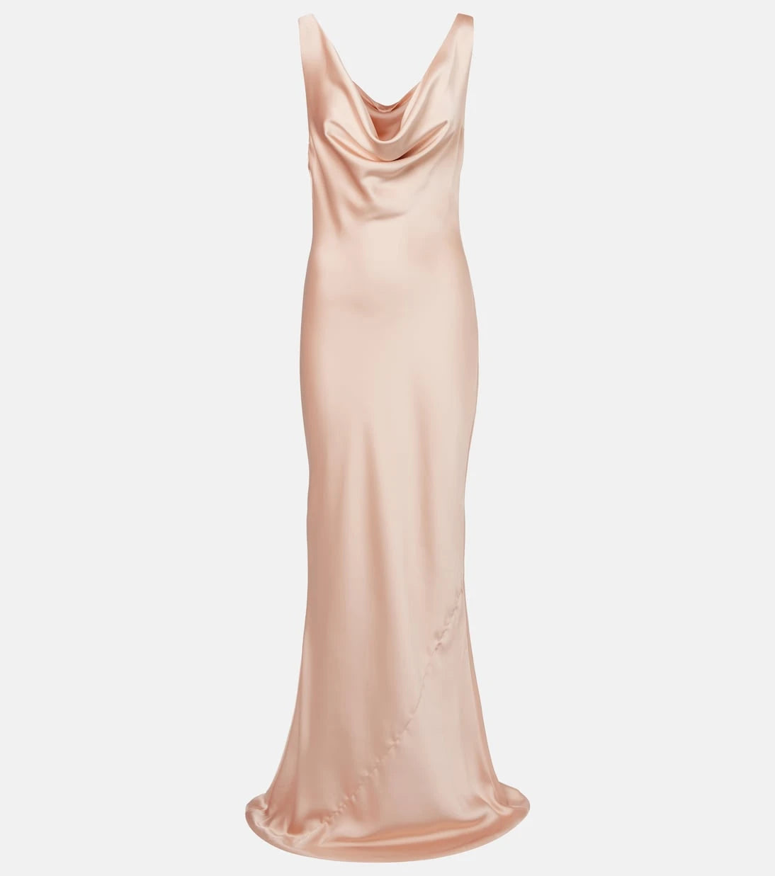 Norma Kamali - Draped satin gown