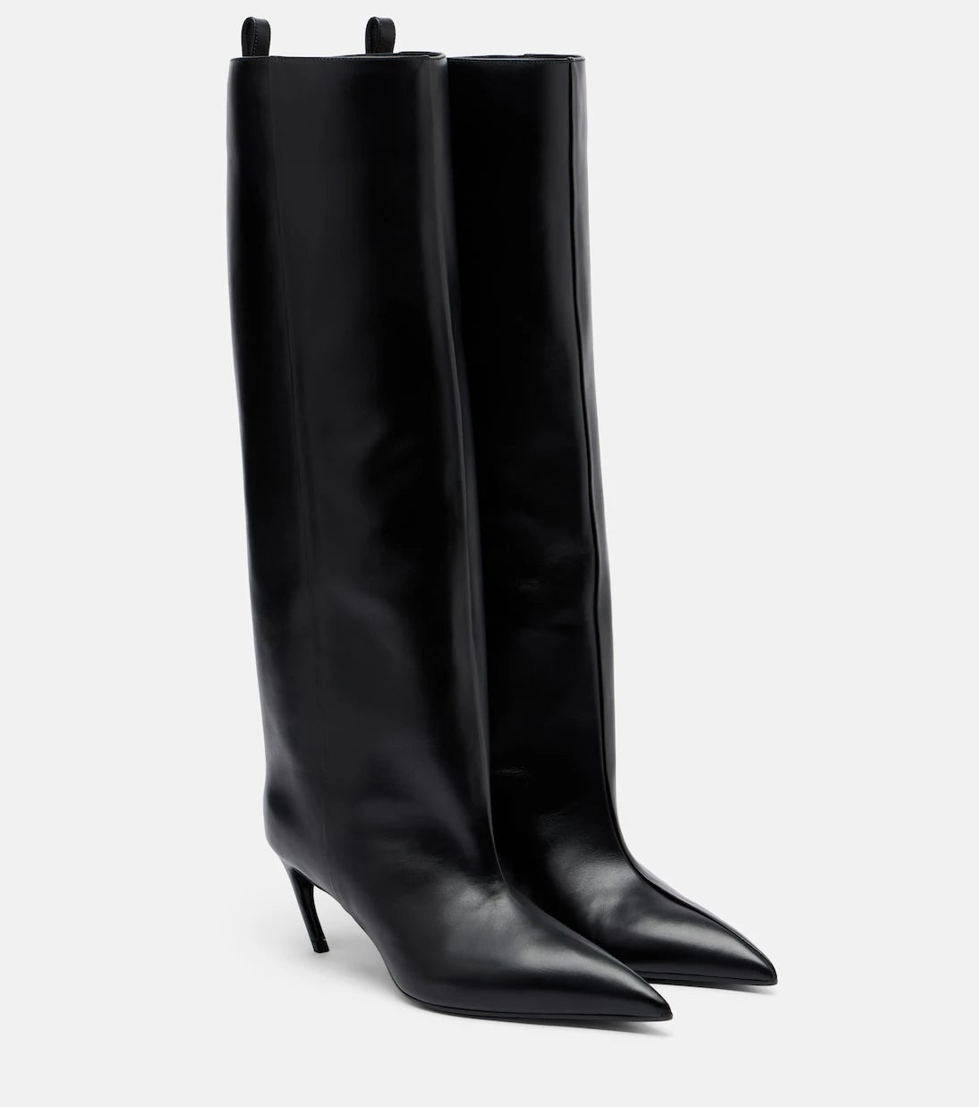 The Attico - Lea leather knee-high boots