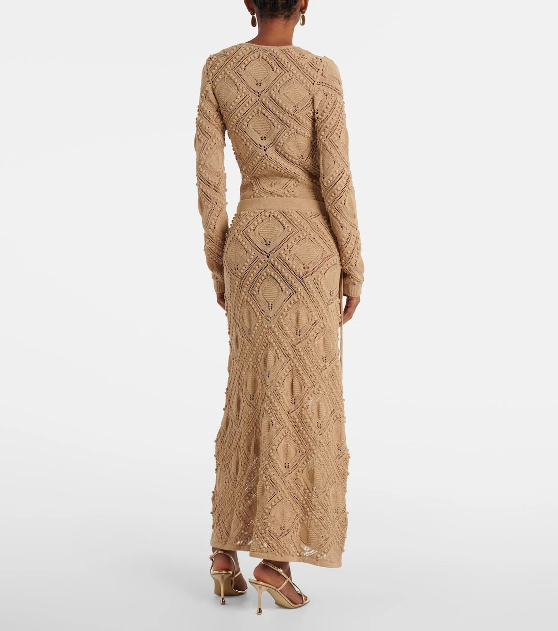 Xu Zhi - Crochet lace maxi skirt
