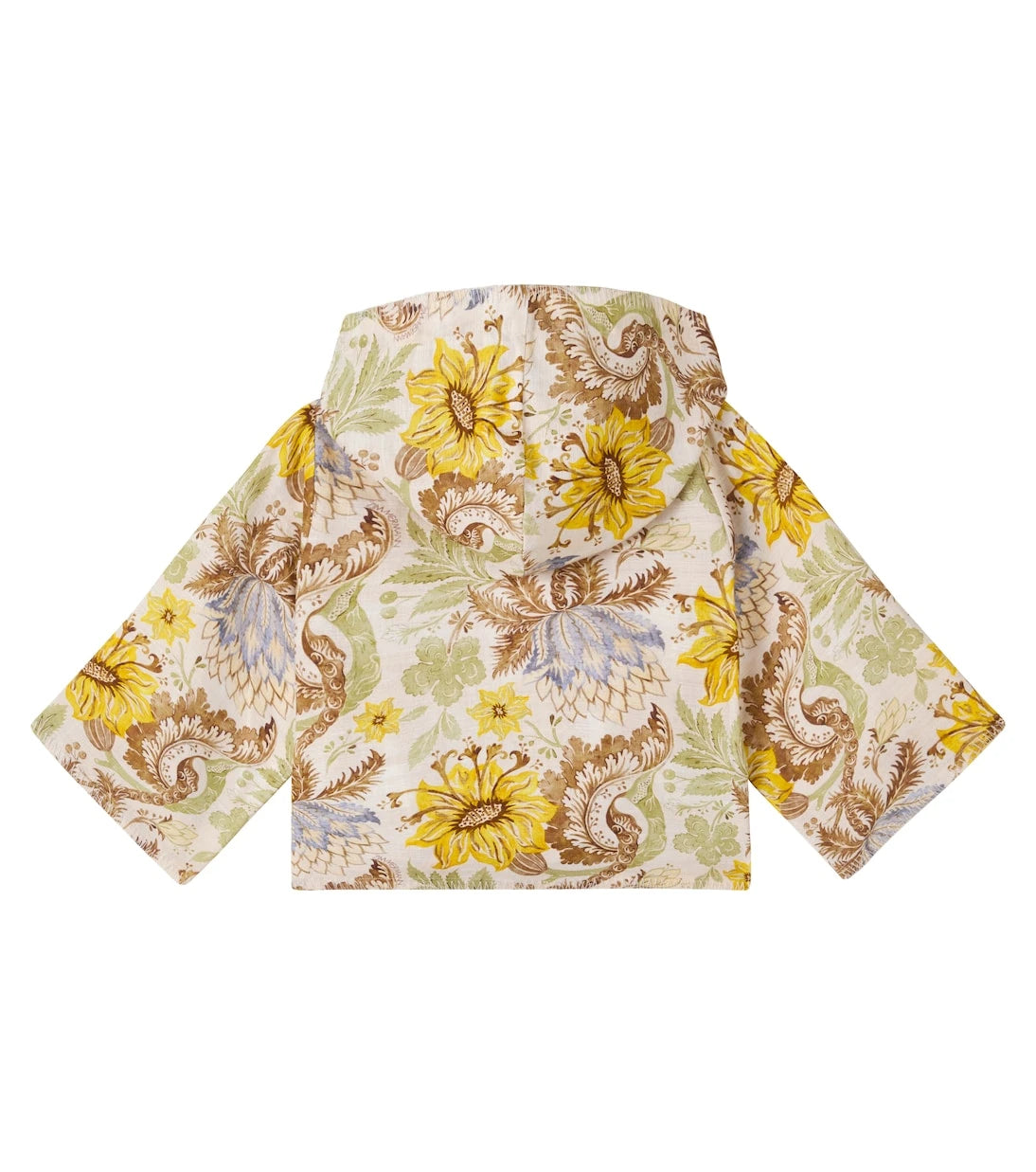 Zimmermann Kids - Floral hooded cotton top