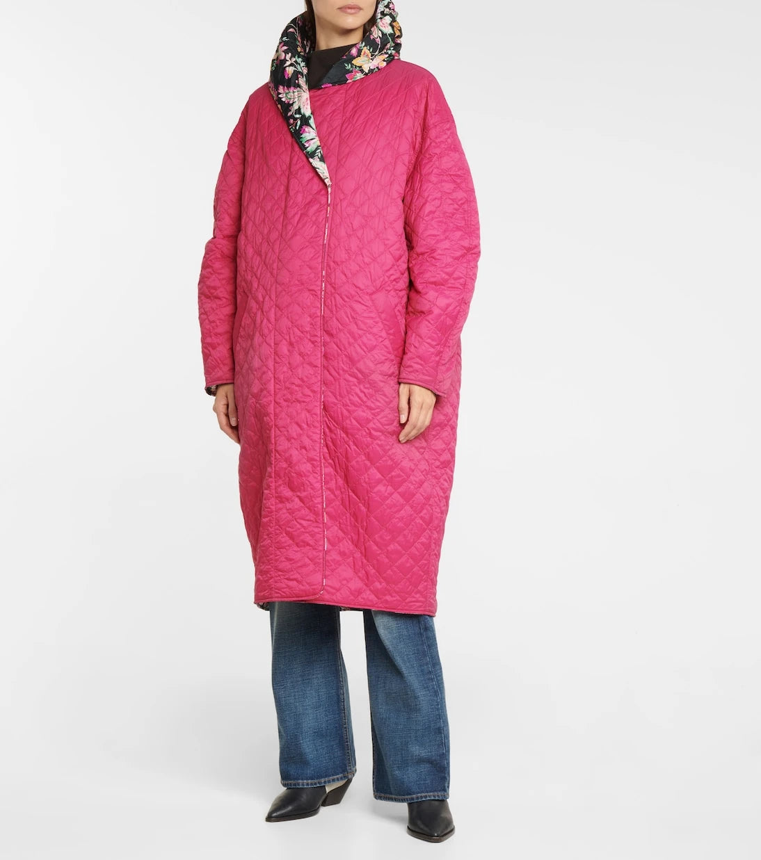 Marant Etoile - Dean reversible floral raincoat