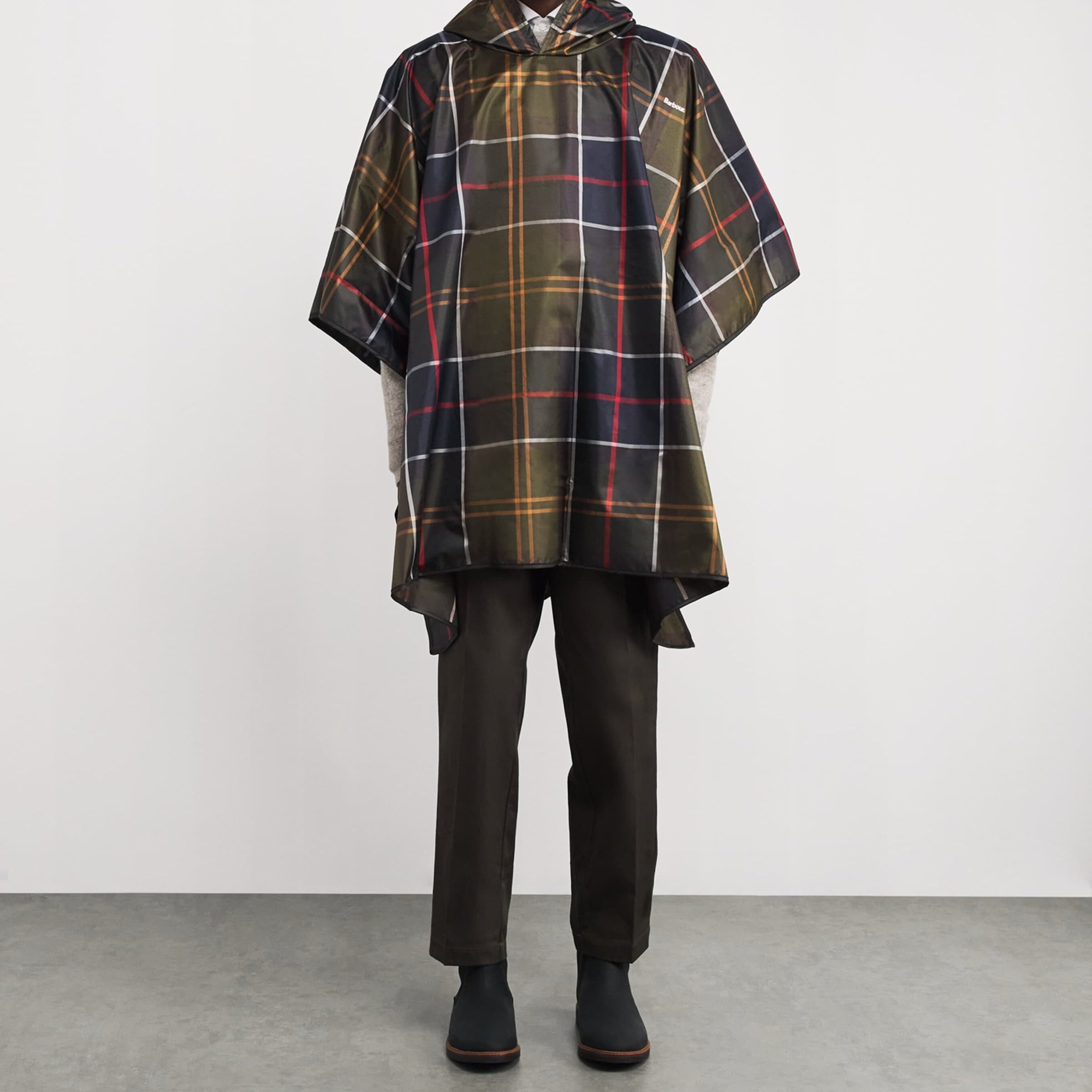Barbour Multi Tartan Showerproof Poncho