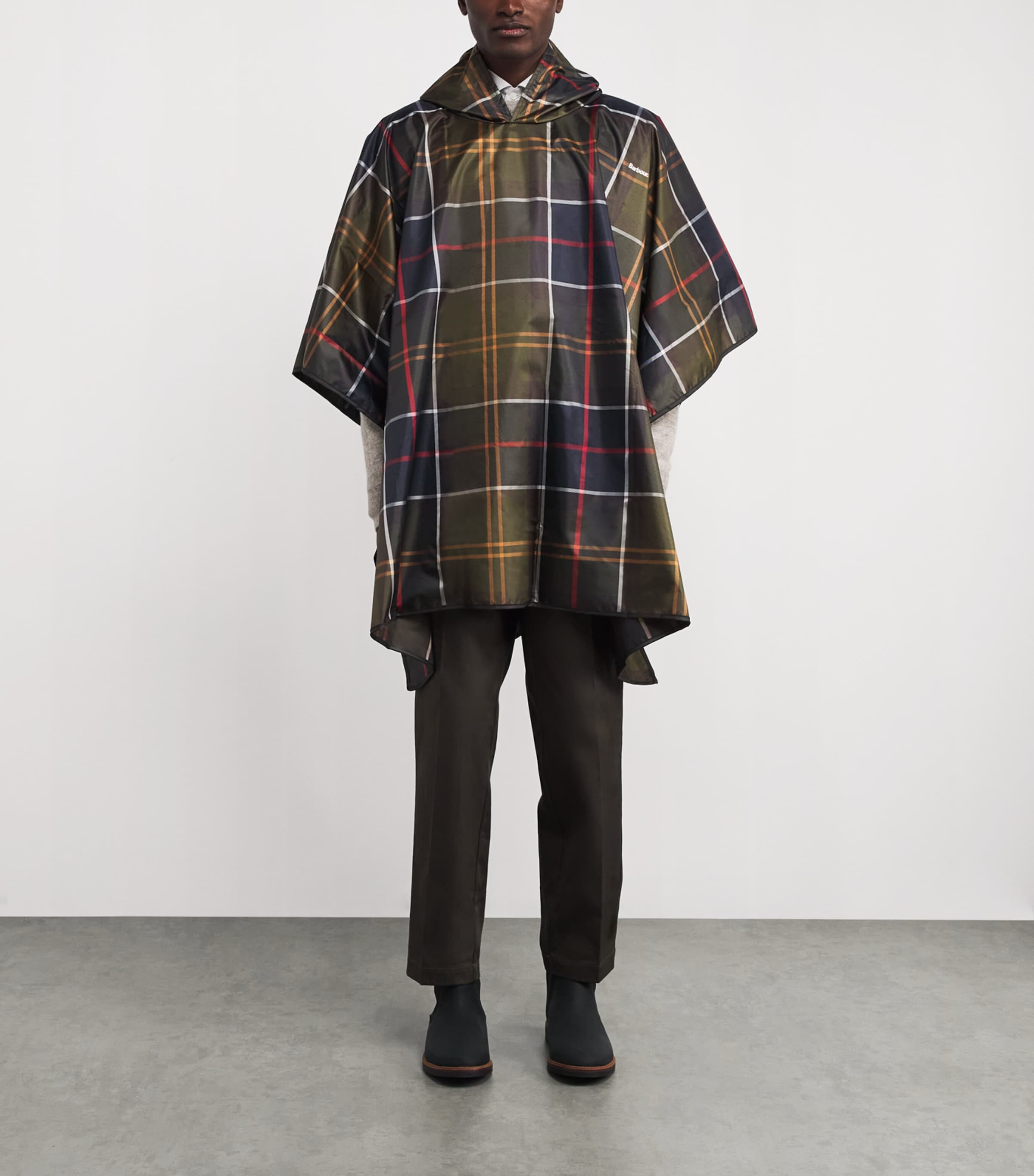 Barbour Multi Tartan Showerproof Poncho