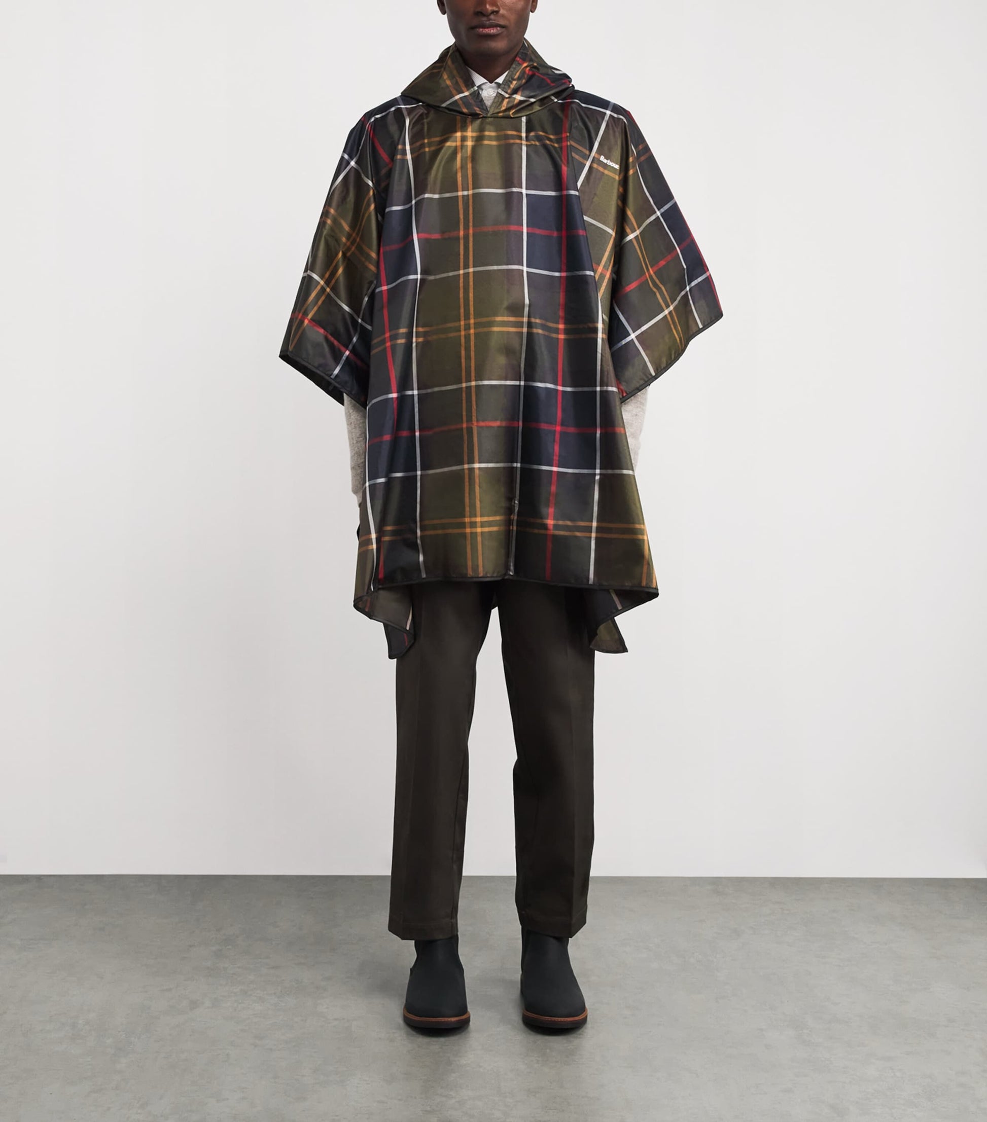 Barbour Multi Tartan Showerproof Poncho