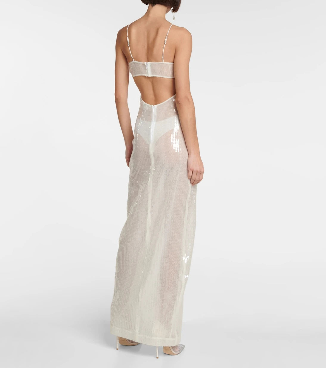 Nensi Dojaka - Bridal sequined tulle gown