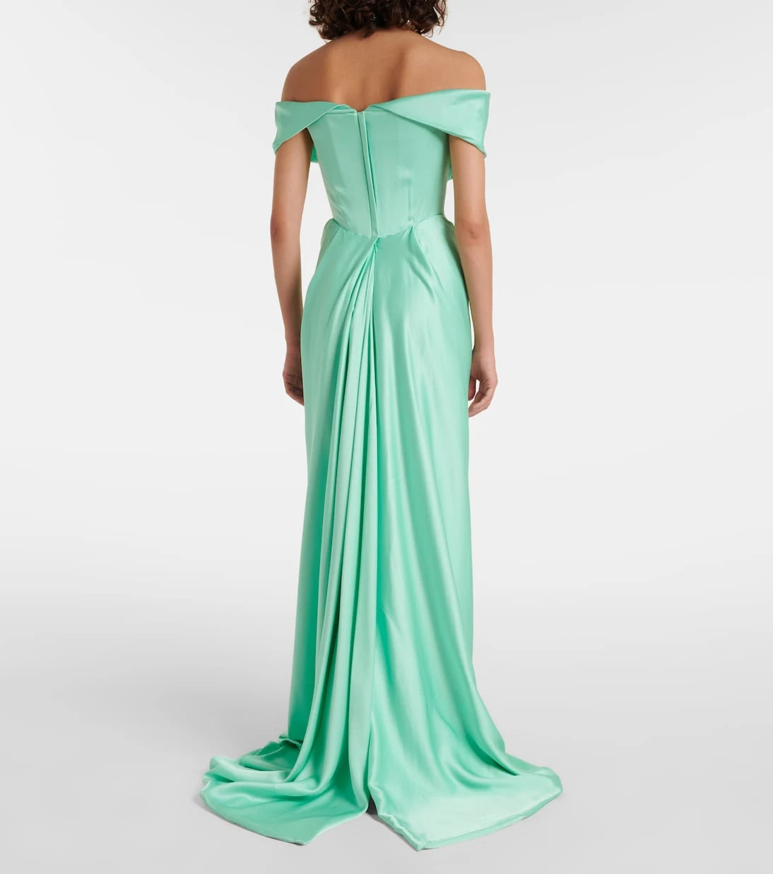 Vivienne Westwood - Nova Cocotte satin corset gown