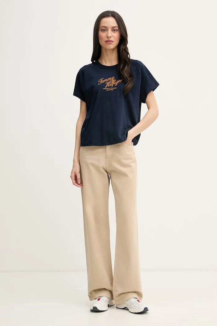 Tommy Hilfiger тениска дамска от памук