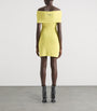 Givenchy Yellow Wool-Blend Knit Mini Dress