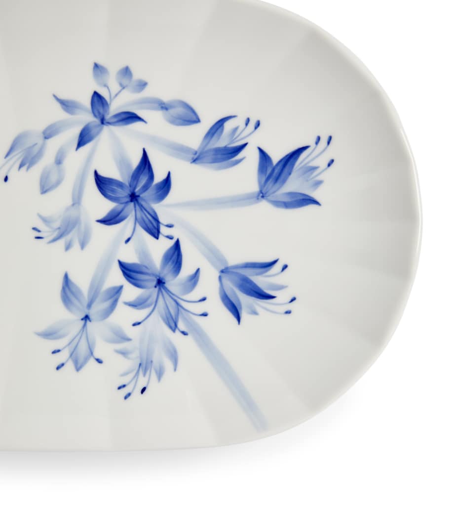 Royal Copenhagen Blomst Hosta Oval Dish (24cm)