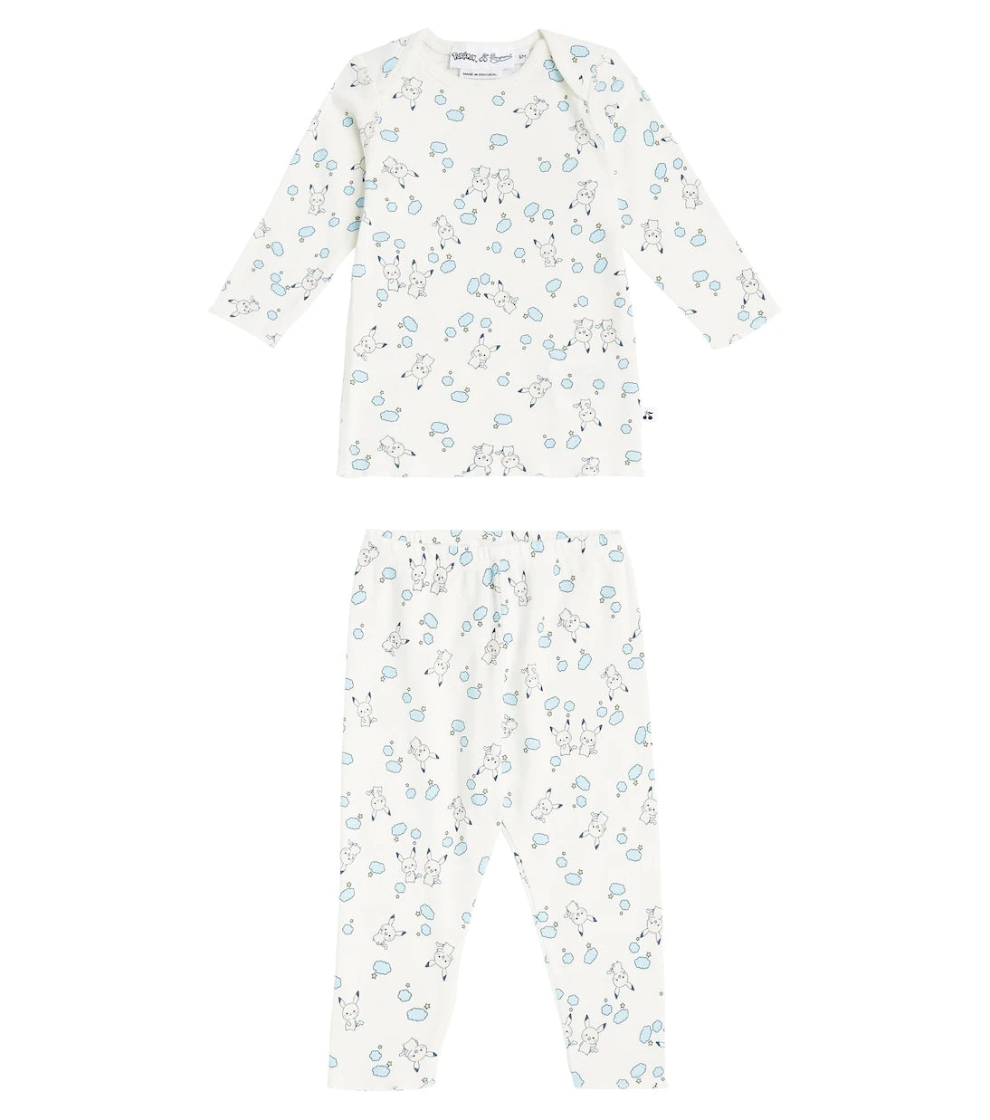 Bonpoint - x Pokémon Baby Timi printed cotton onesie