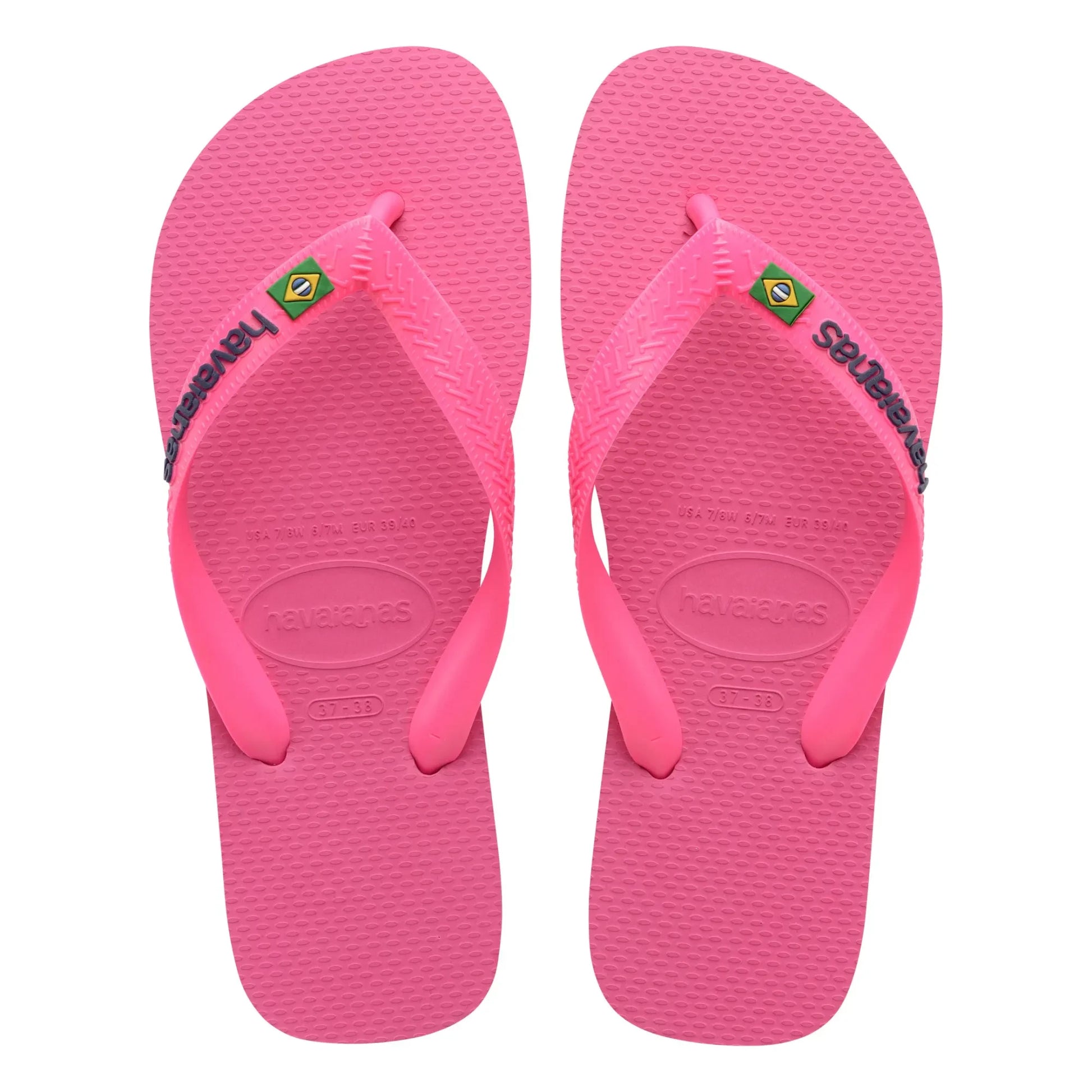 Havaianas - Brasil Logo Neon flip-flops | Pink